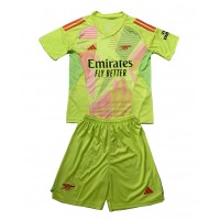 Camiseta Arsenal Portero Primera Equipación Replica 2024-25 para niños mangas cortas (+ Pantalones cortos)